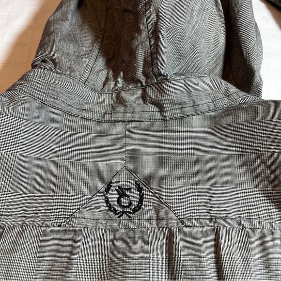 Ezekiel Hooded Button Up Men's Size L Outdoor California 100% Cotton Charcoal - Picture 15 of 15